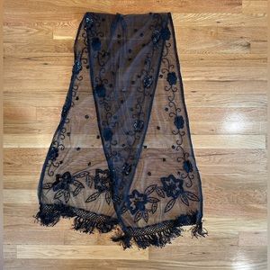 Sequence Embroidered Wrap